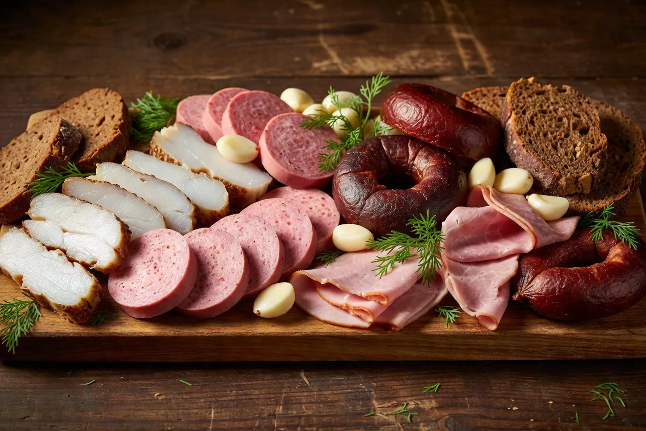Charcuterie russe et ukrainienne : 12 spécialités du salo aux saucisses
