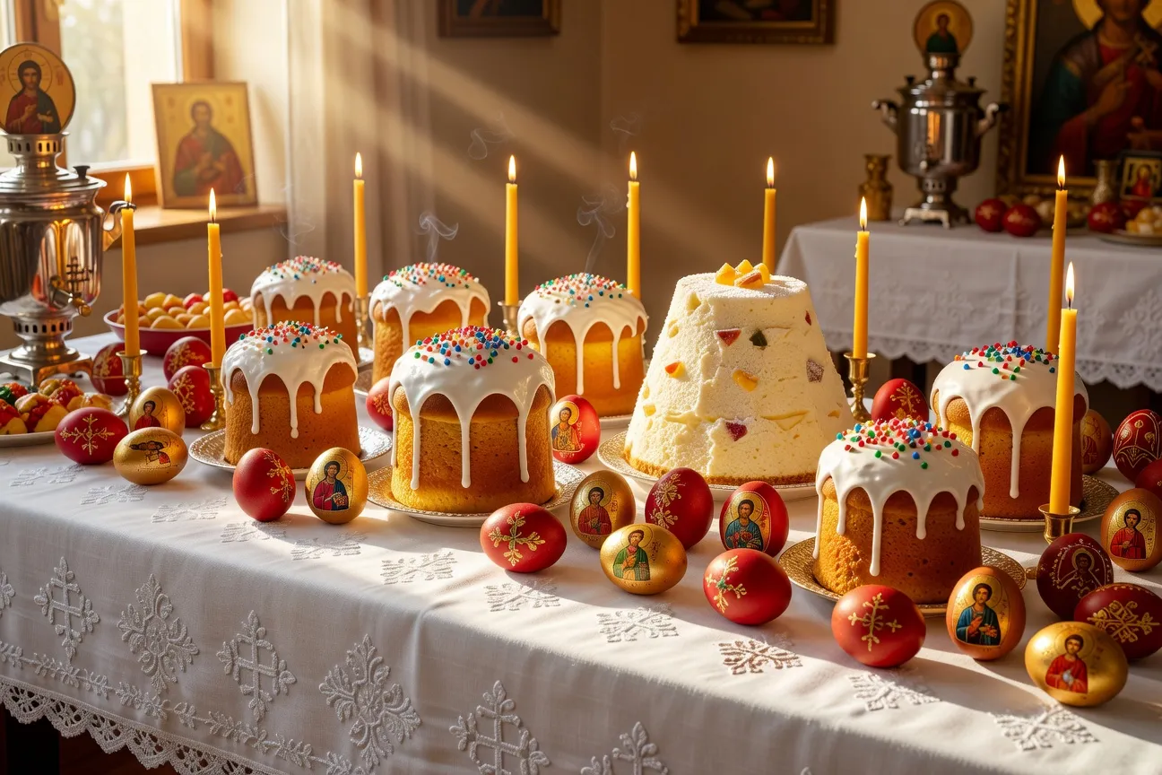 Pâques orthodoxe 2026 : 8 plats traditionnels du repas pascal russe