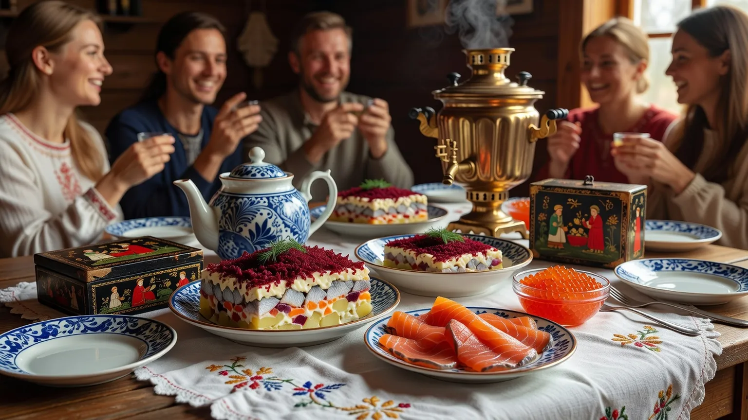 Poissons fumés et salés dans la cuisine russe