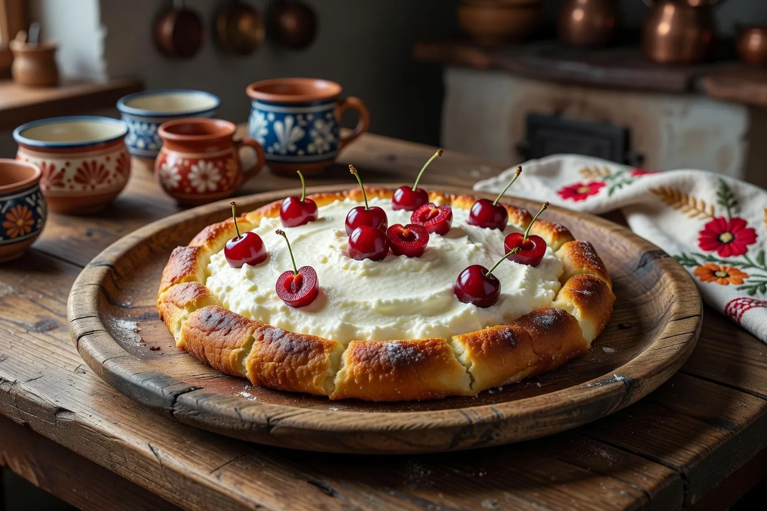 Vatrouchka : recette originale, variantes aux fruits et histoire du dessert slave au fromage blanc