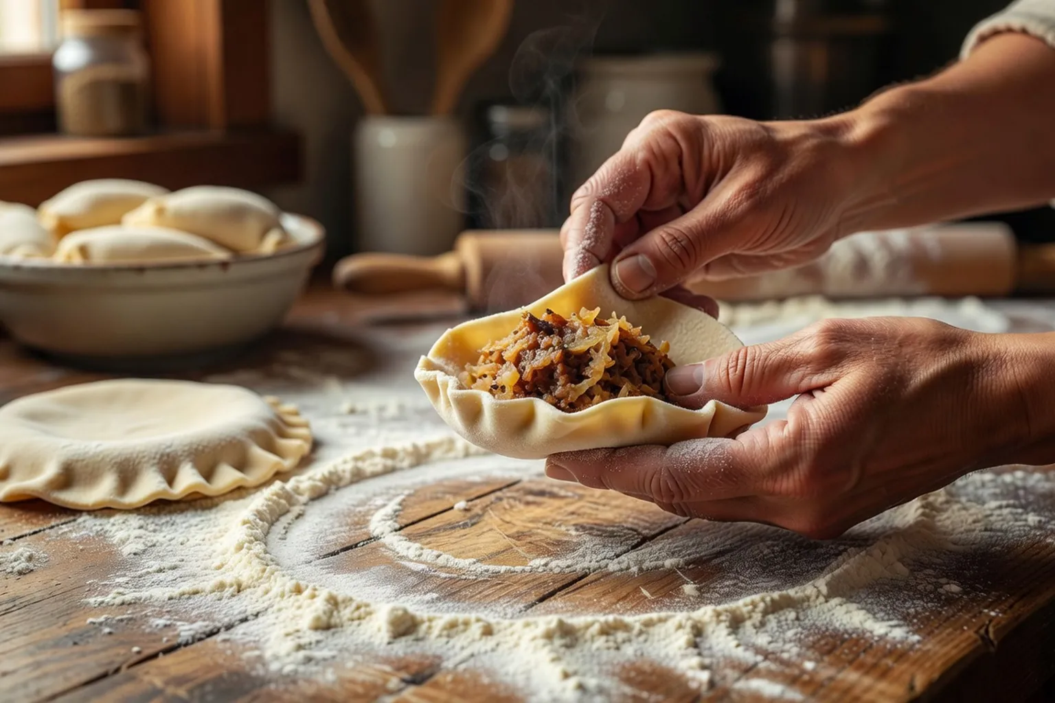 Pirojki viande chou - illustration 1