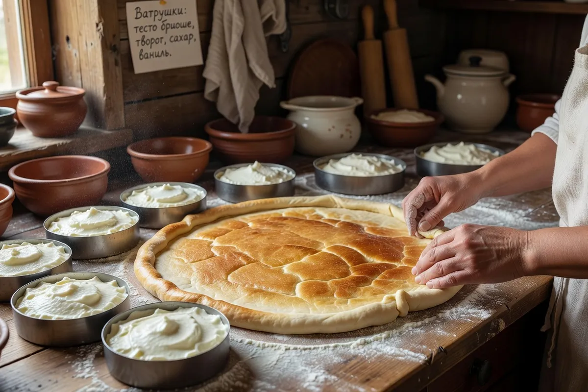 Vatrouchka tarte slave au fromage blanc