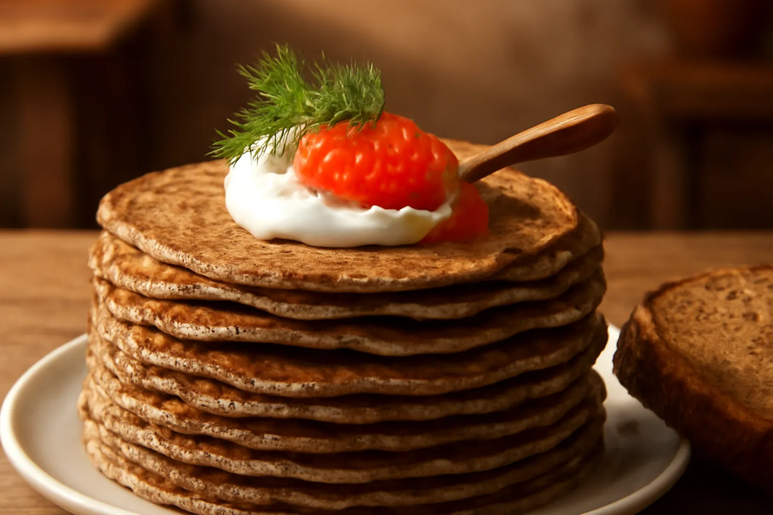 Blinis authentiques au sarrasin : la vraie recette russe