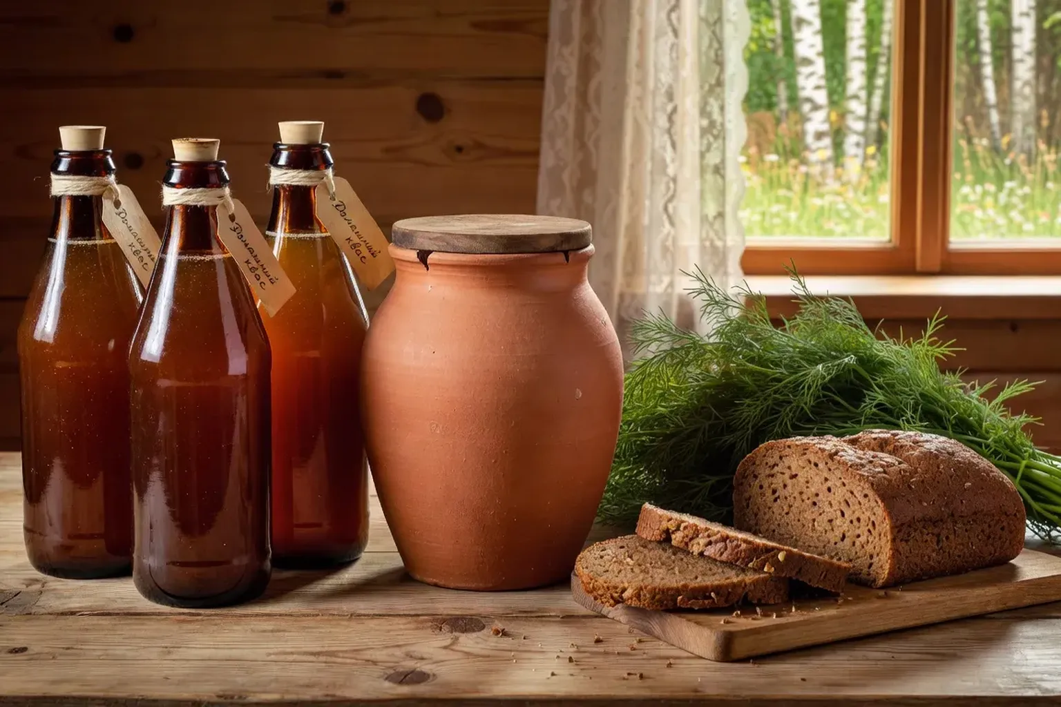 8 boissons slaves sans alcool : kéfir, ryazhenka, kvass et sirop de bouleau