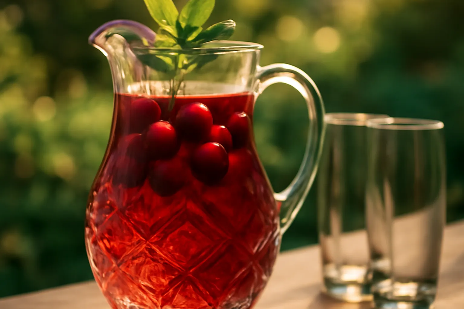 Kompots d'ete aux fruits : cerises, pommes, baies — la tradition russe