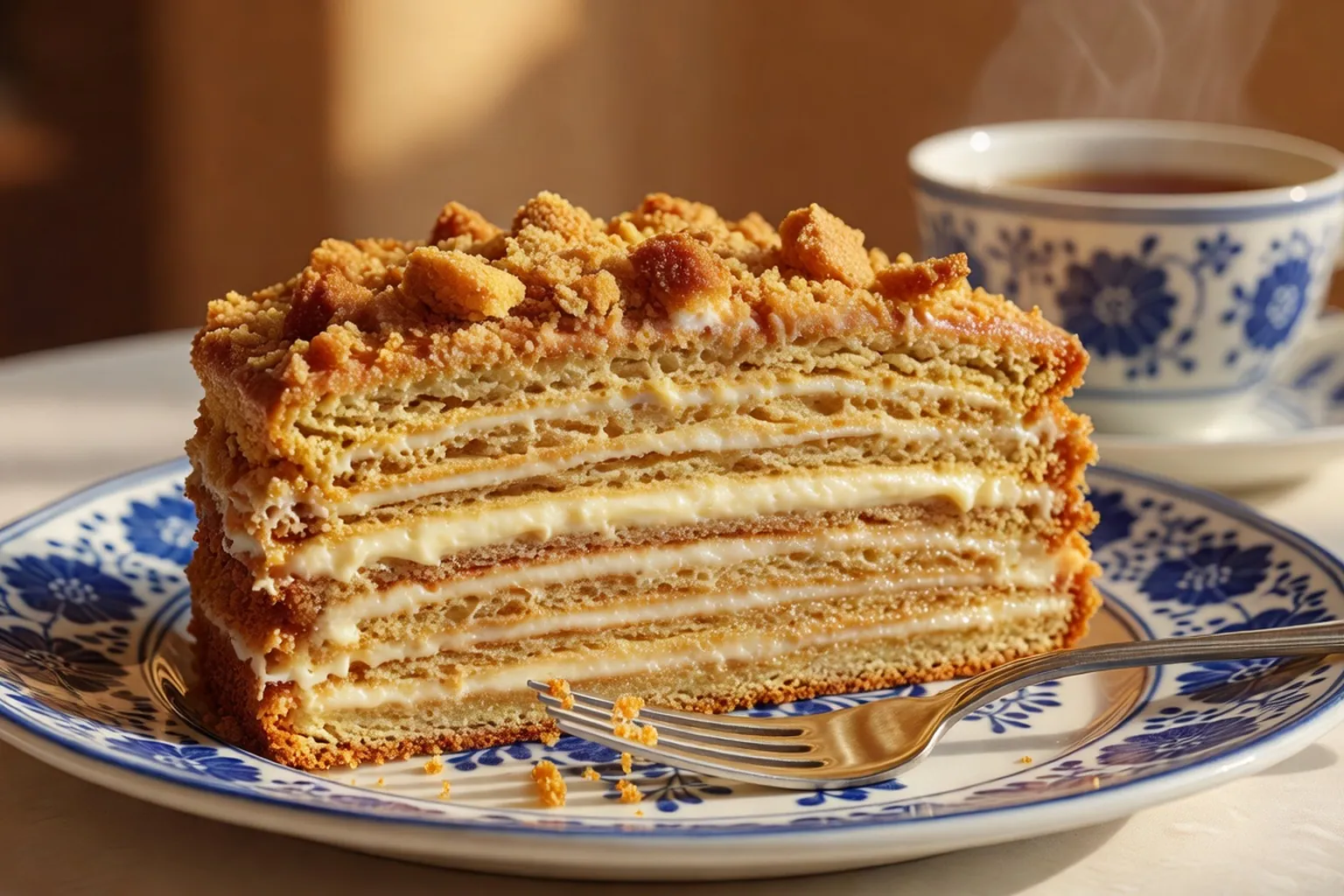 Medovik : gateau au miel 8 etages