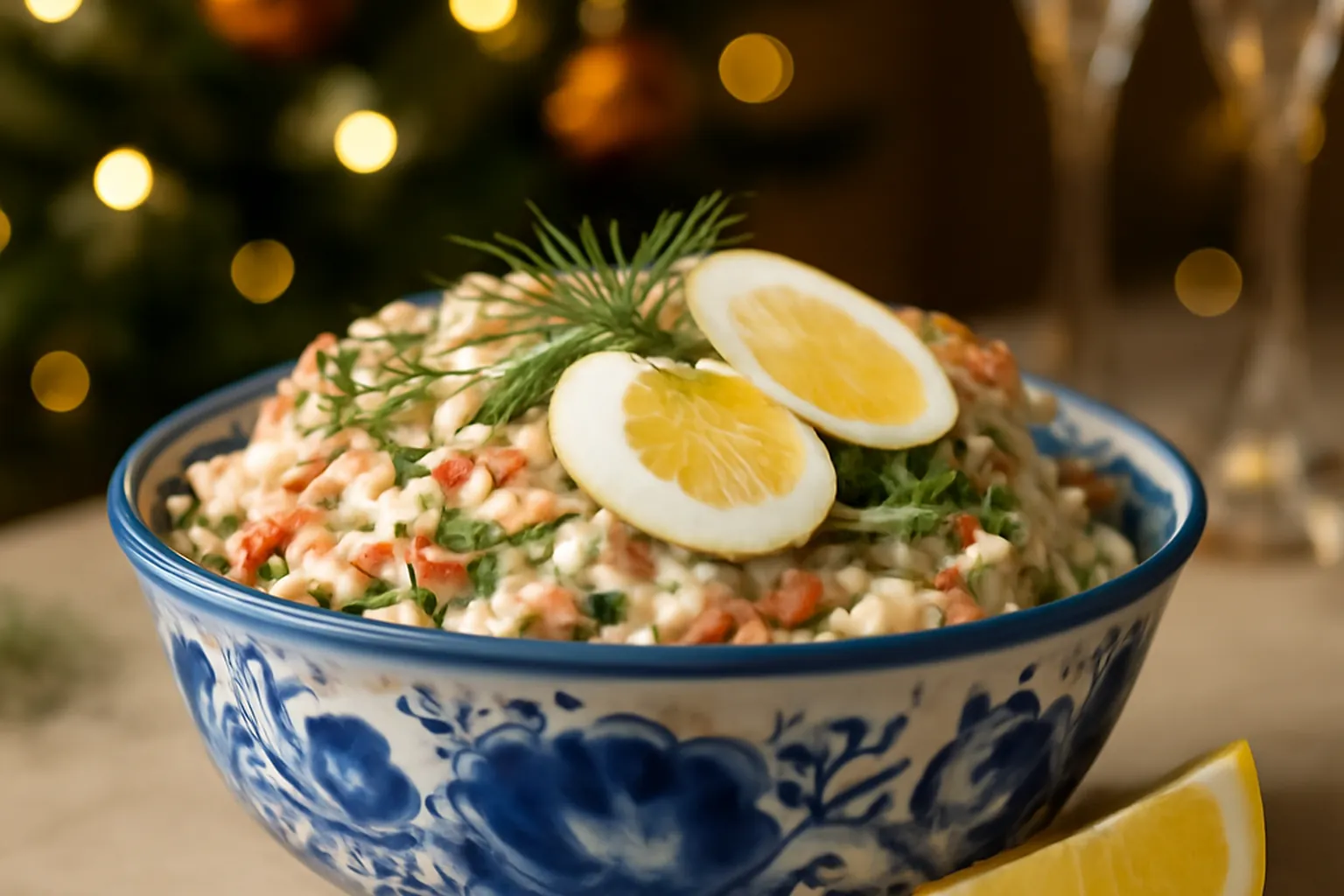 Salade Olivier traditionnelle : la vraie recette russe (version sovietique)