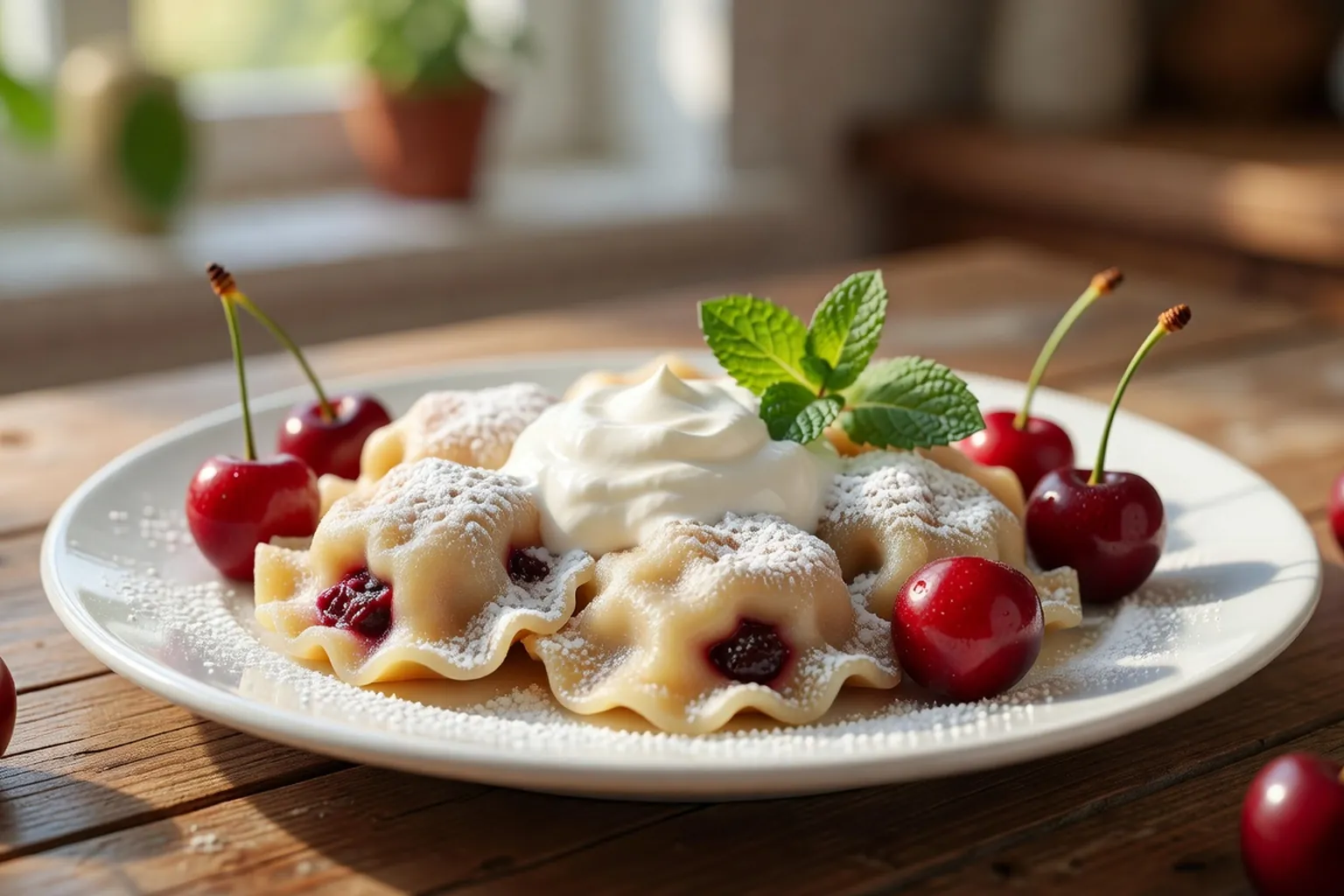 Varenikis aux cerises : les raviolis ukrainiens sucres au service estival