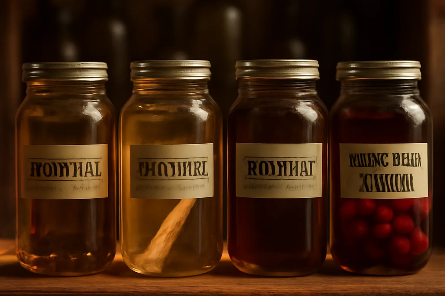 Vodkas aromatisees russes : pertsovka, khrenovukha, medovukha